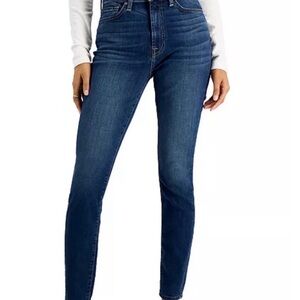 7 For All Mankind Gwenerere Indigo Skinny Jeans